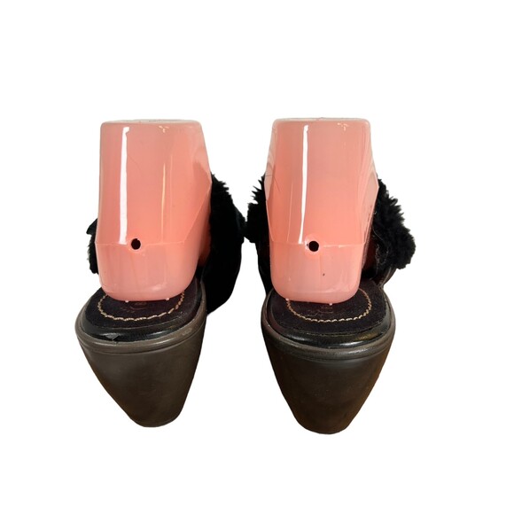 BareTraps Hazy Black Leather Chunky Heeled Mule Size 9 - Picture 6 of 9